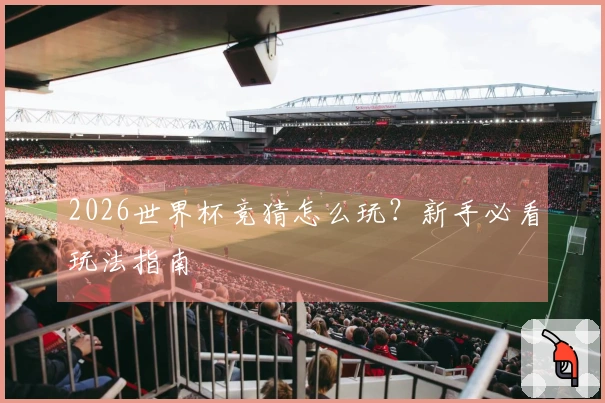 2026世界杯竞猜怎么玩？新手必看玩法指南
